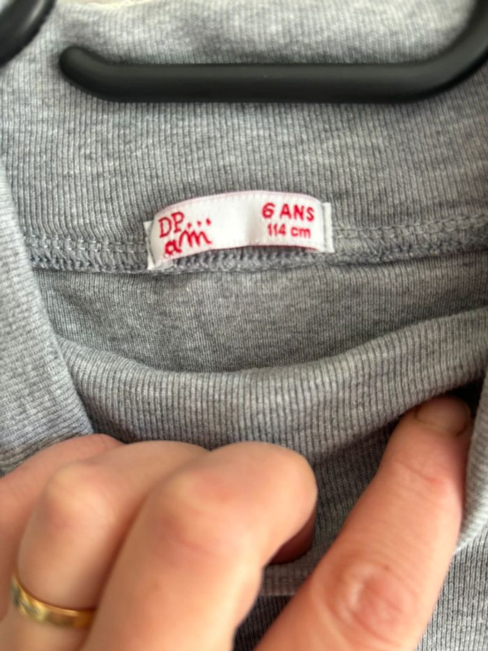 tee-shirts col roulé Dpam taille 6 ans - photo numéro 3