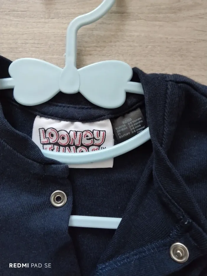 Pyjama Looney Tunes 2- 6 mois - photo numéro 2
