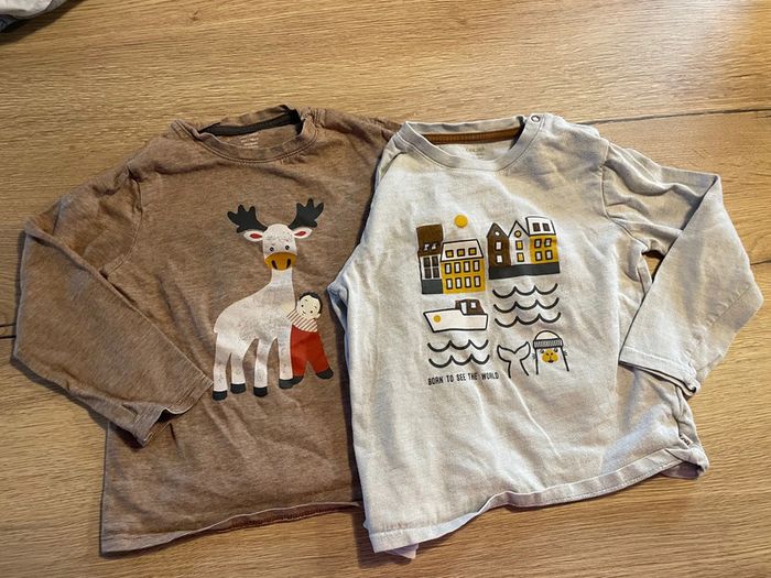 Lot 2 T-shirts manches longues 3 ans