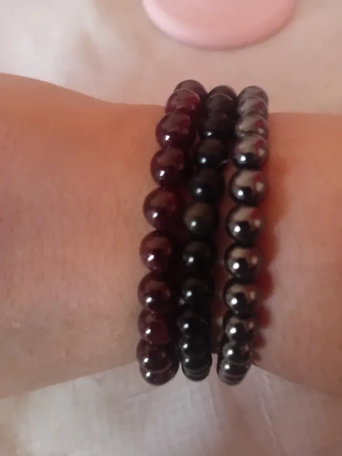 Bracelet en onyx véritable - photo numéro 5