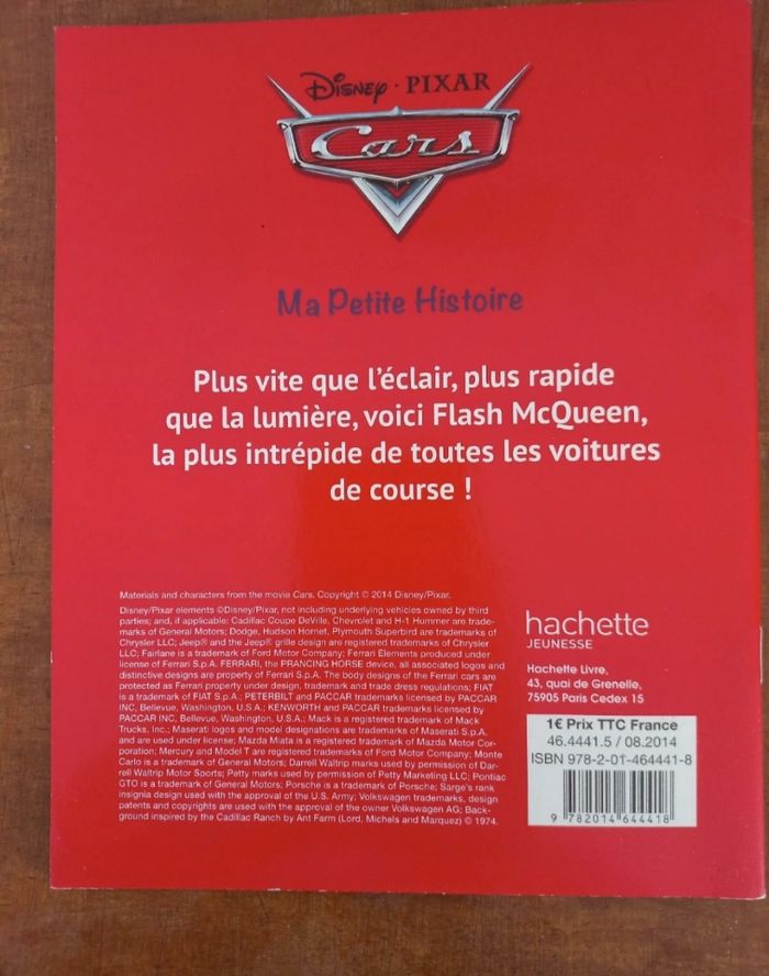 Livre : Ma petite histoire : Cars - photo numéro 2