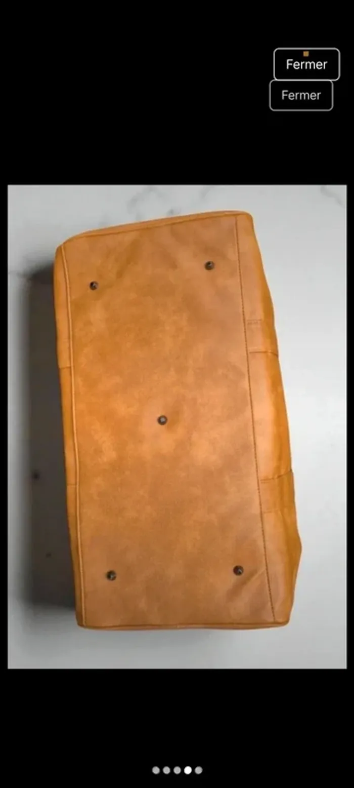 Sac moutarde neuf - photo numéro 4