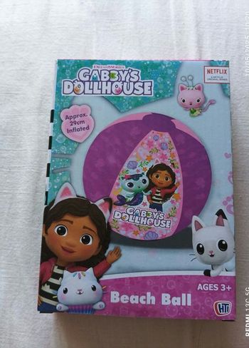 Grand ballon de plage Gabby's dollhouse