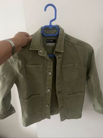 Veste jeans kaki