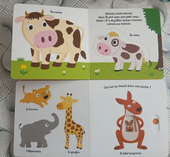 Lot de 2 livres Kididoc les bébés animaux 📚🐈 - photo numéro 2
