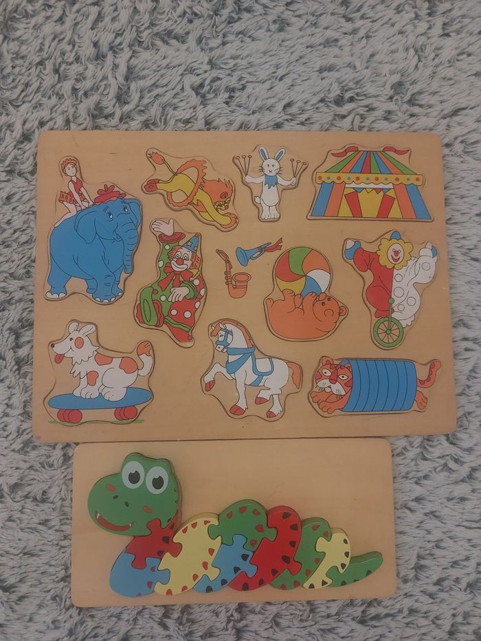 Lot de 2 puzzles 1er âge - photo numéro 3