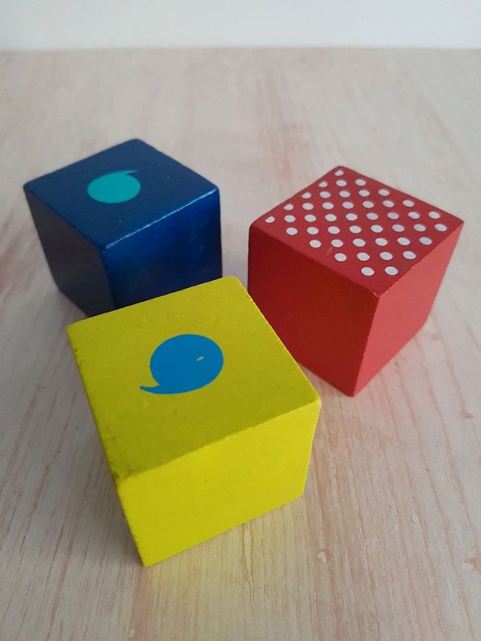 Kubix blocs de construction en bois Janod et petit train - photo numéro 14