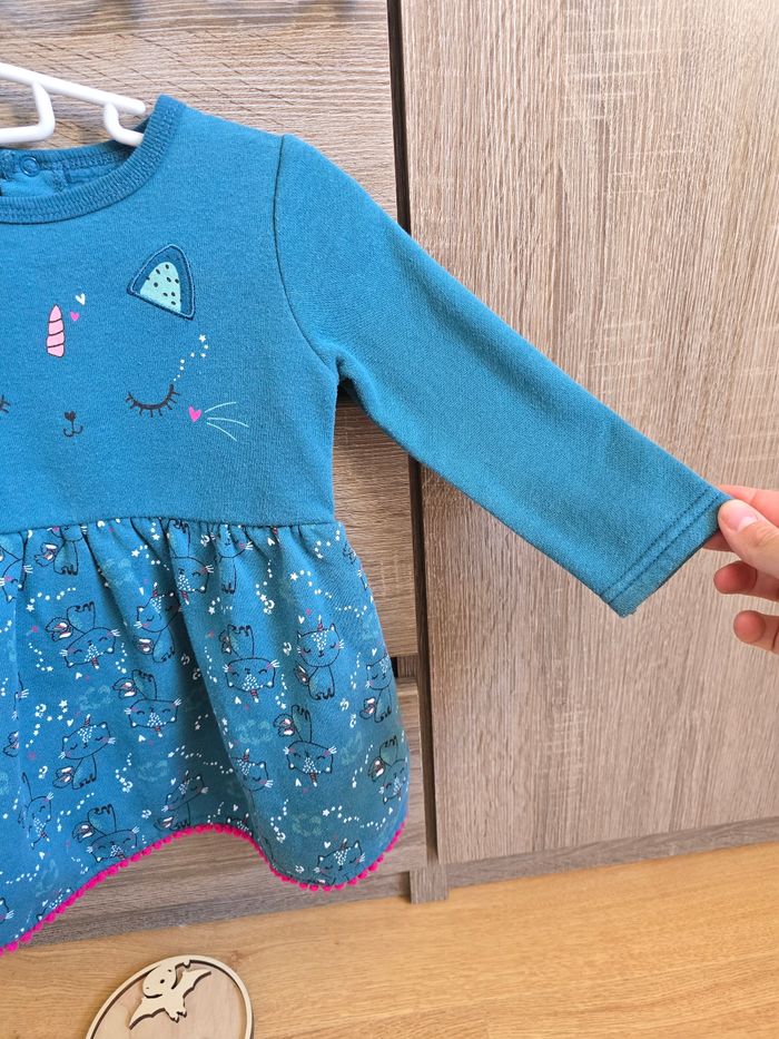 Vêtement Bébé Fille - Ensemble Robe et legging - Petit Béguin - 12 mois 80 cm - photo numéro 4