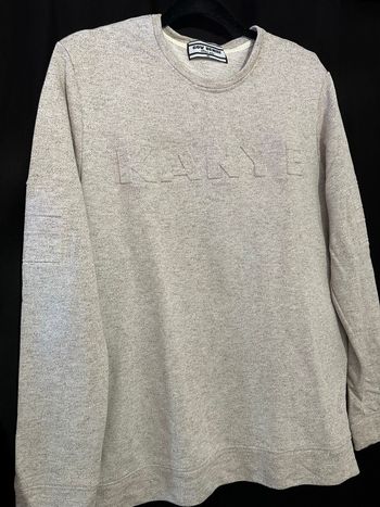 Pull blanc/marron Gov Denim, taille L