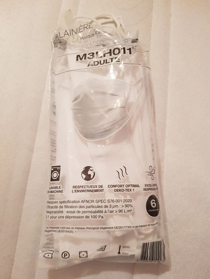 lot de masques de protection adulte - photo numéro 4