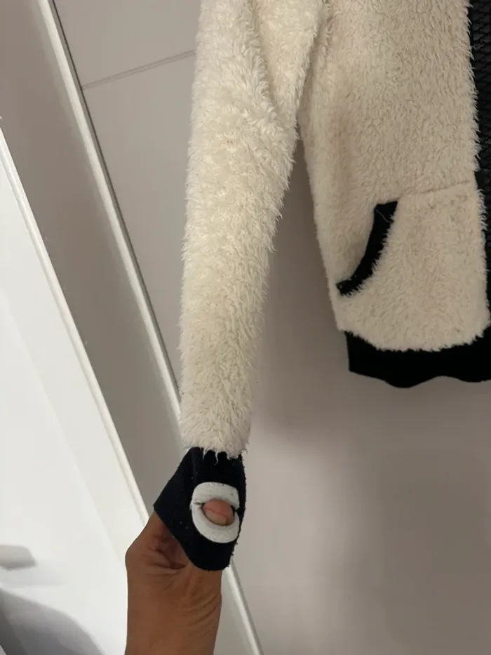 Gilet Be Gummy crème avec capuche – Taille 11-12 ans - photo numéro 2