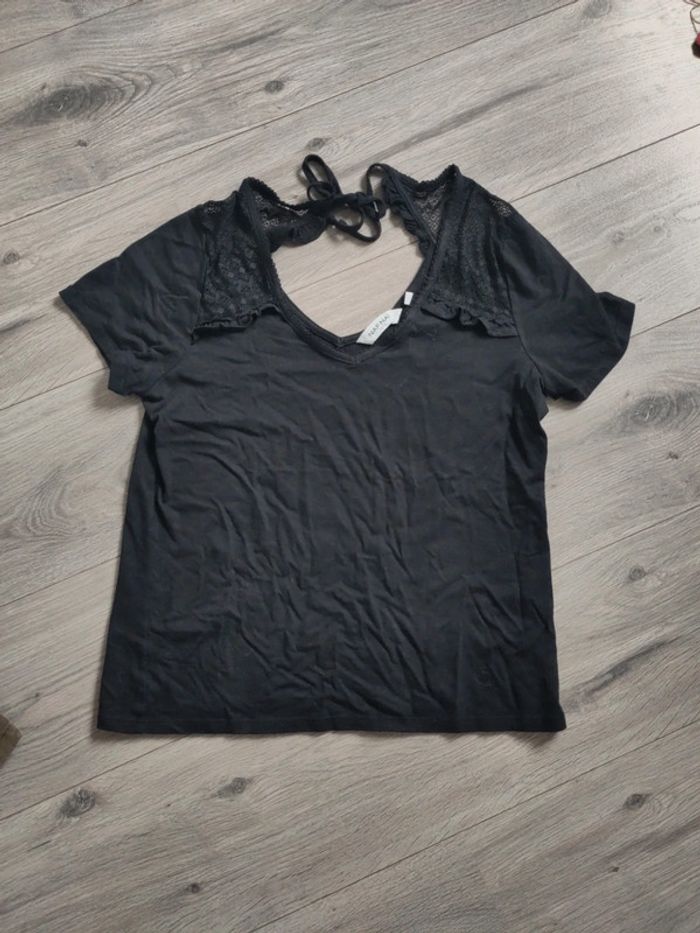 T-shirt noir Naf Naf