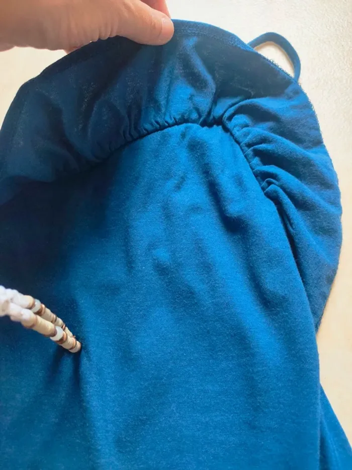 Robe à bretelles bleue 12 ans Kiabi - photo numéro 5