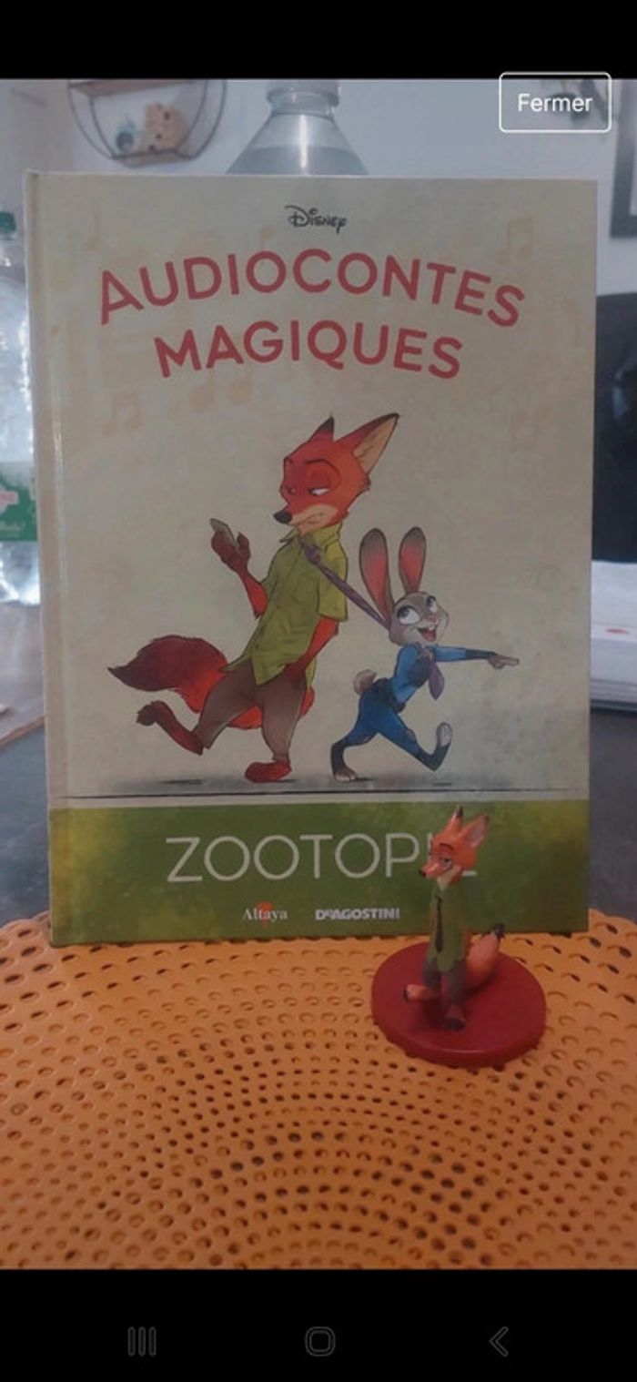 Zootopie audioconte magique disney 31 altaya