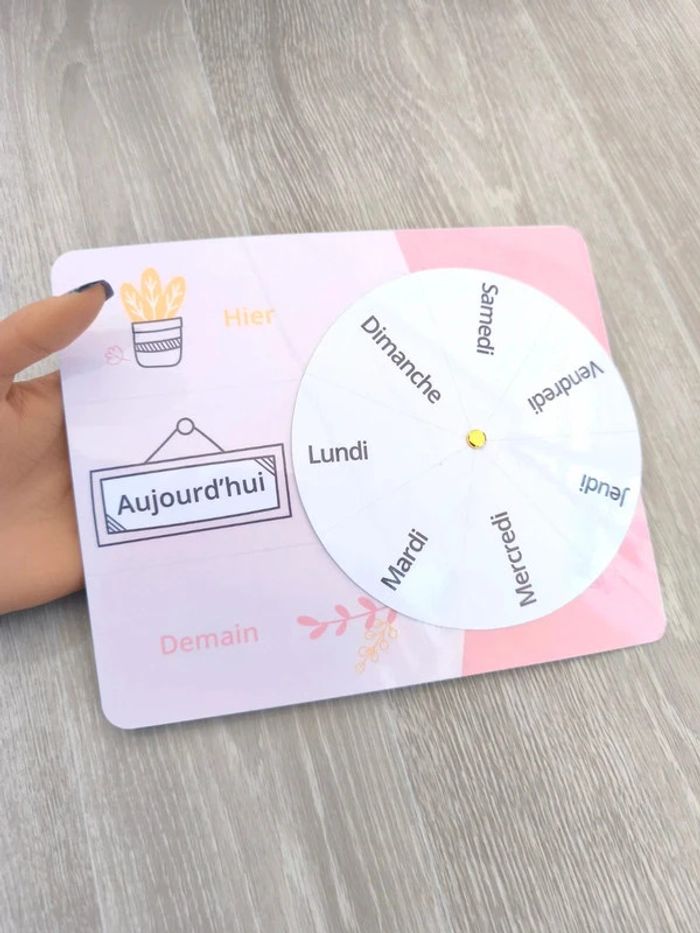 La roue des jours de la semaine