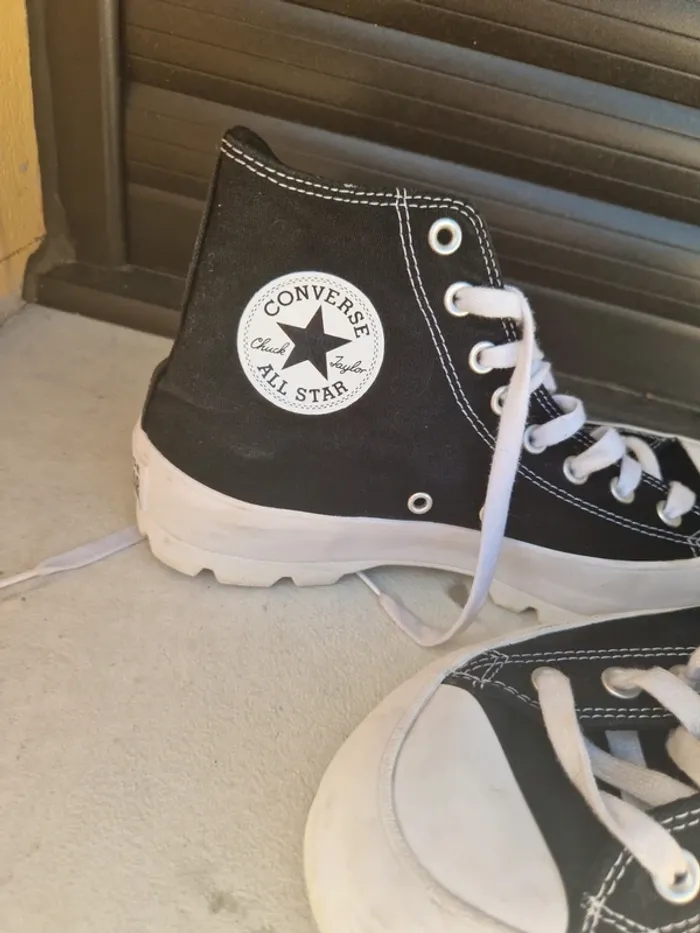 Converse Chuck Taylor all star noir taille 40 tres bon etat - photo numéro 4