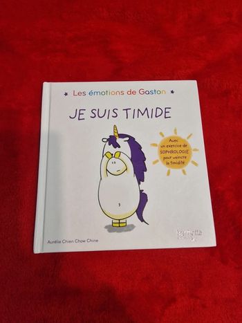 Livre les émotions de Gaston je suis timide