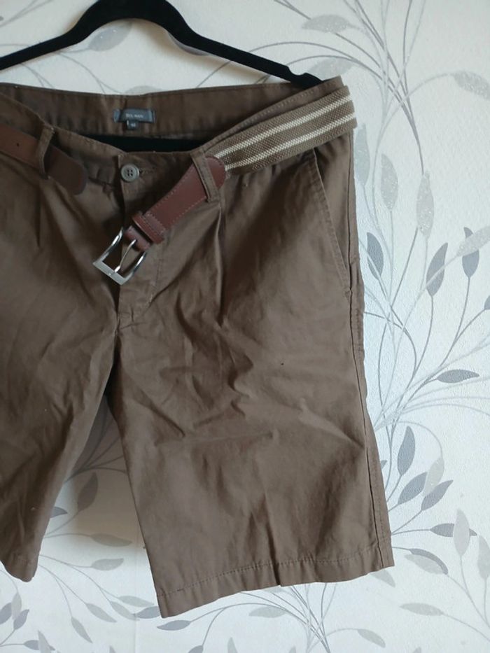 🍍 Short avec ceinture homme Tex taille 44 - photo numéro 2