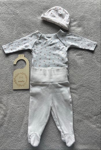 Ensemble body pantalon bonnet
