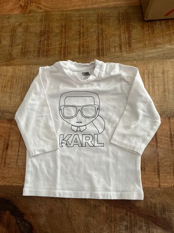 T-shirt longue manche Karl Lagerfeld