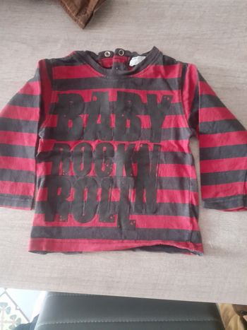 T-shirt manches longues Kimbaloo garçon 18 mois