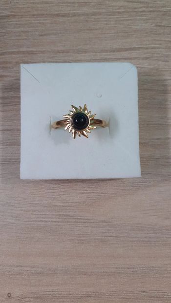 bague en obsidienne