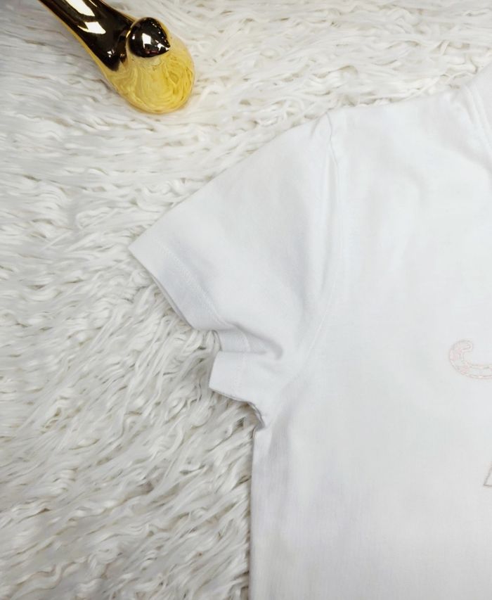 T-shirt manches courtes blanc Fille taille 14 ans marque Airness 🦜 - photo numéro 7