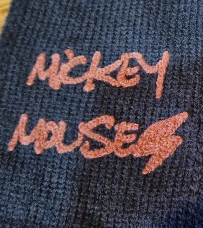 Écharpe bébé marron Mickey - photo numéro 2