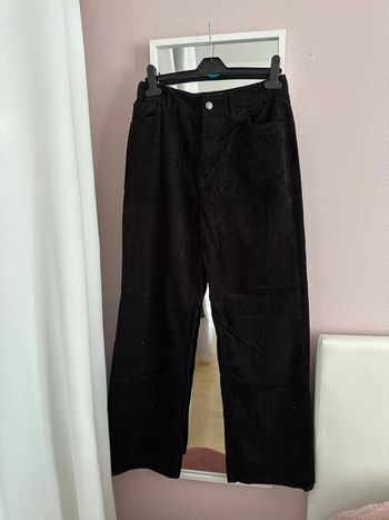 Jean en velours noir Pimkie
