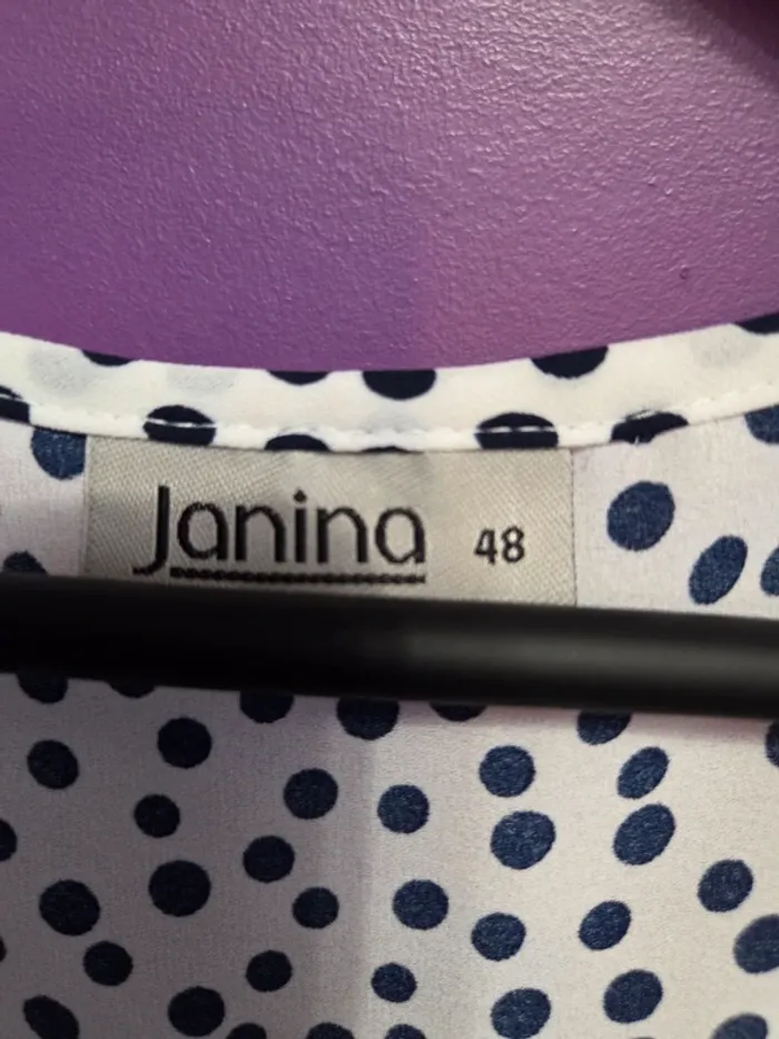 Blouse manches 3/4 fluide T48 Janina - photo numéro 3