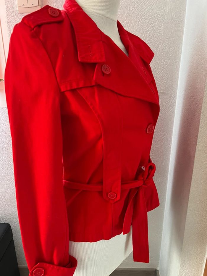 Veste femme rouge T.36 - photo numéro 2