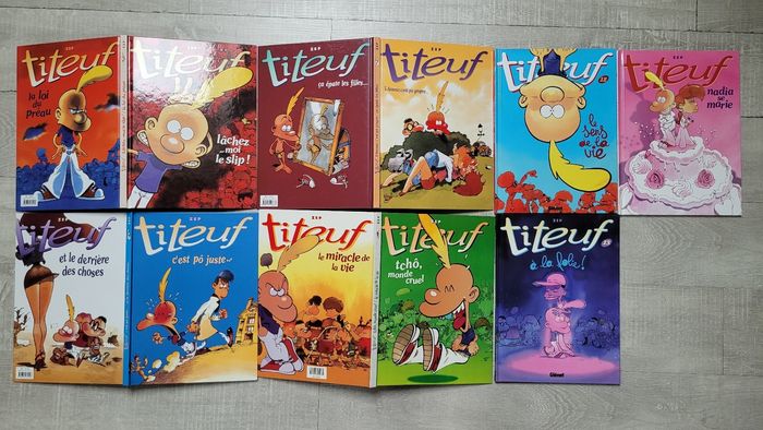 Lot de 11 BD titeuf