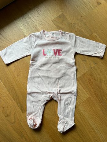 Pyjama 1 pièce léger bébé fille