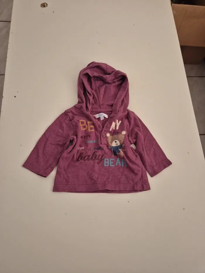 T-shirt à manches longues 3 mois