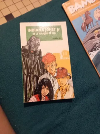 Livre Indiana Jones Jr et le masque de fer