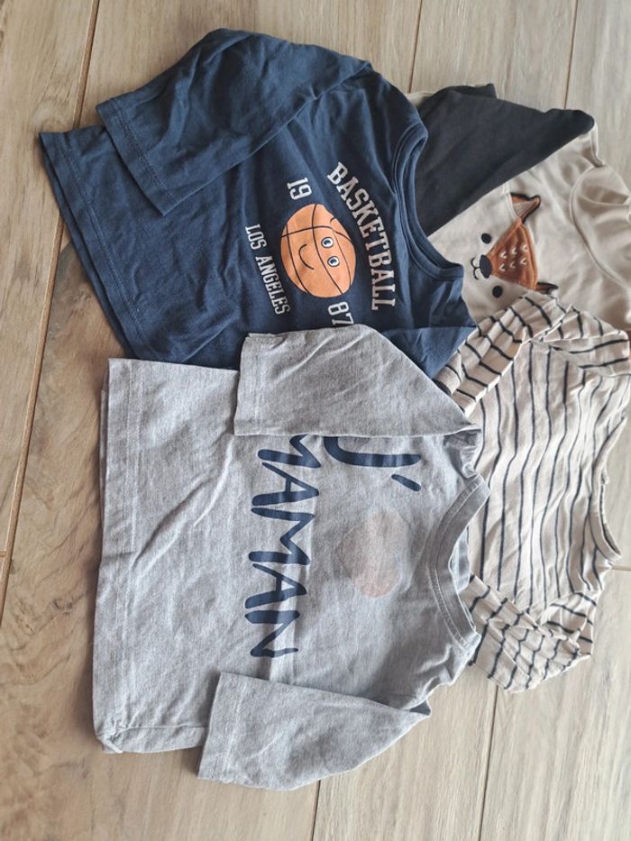 Lot Tee shirt manche longue 6 mois - photo numéro 3