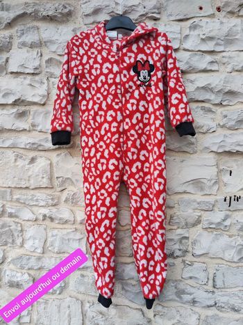 🎅Combinaison Pyjama Fille Minnie 5 Ans Chaude et Douce🧸envoie rapide aujourd'hui ou demain