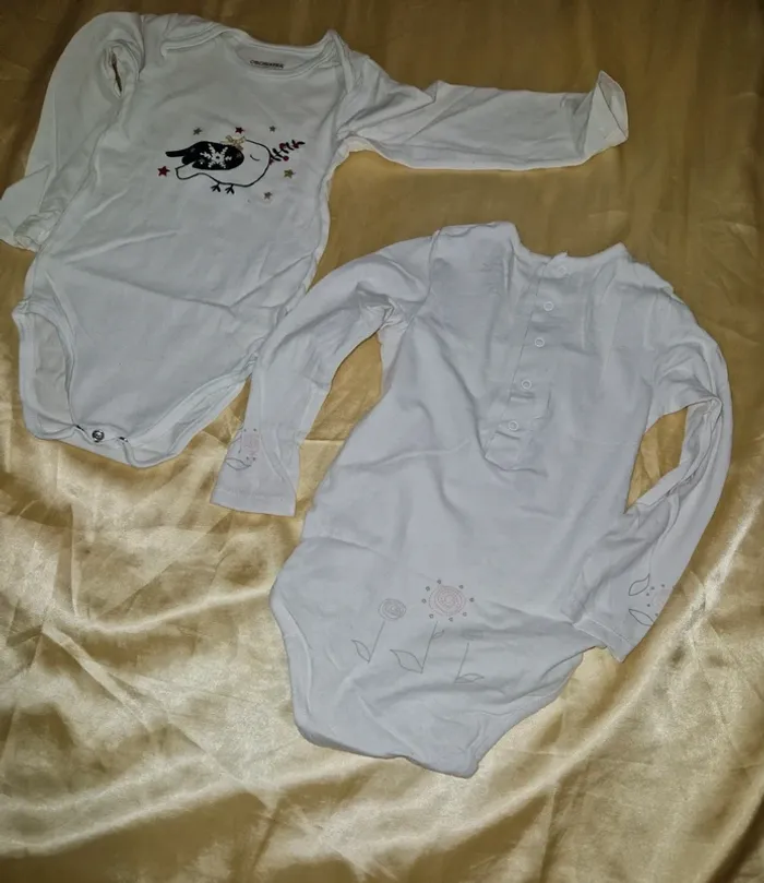 Lot 2 bodies manches longues - photo numéro 3