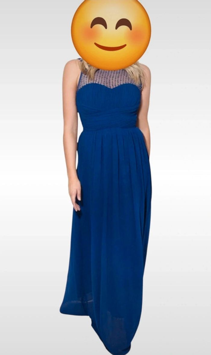 Robe de soirée bleu roi