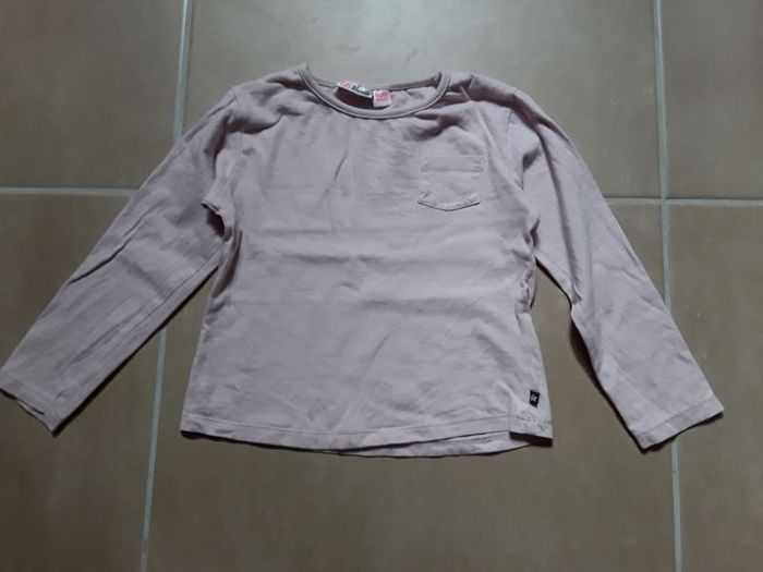 T-shirt rose pâle ML fille 6 ans LILI MARELLE