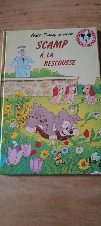 Scamp à la rescousse Disney Vintage 1983