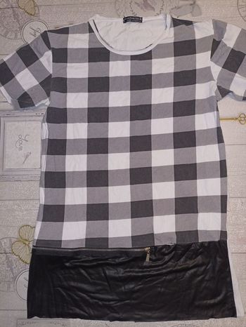 Haut femme bi matière