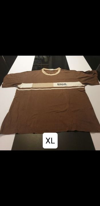 T-shirt homme marron