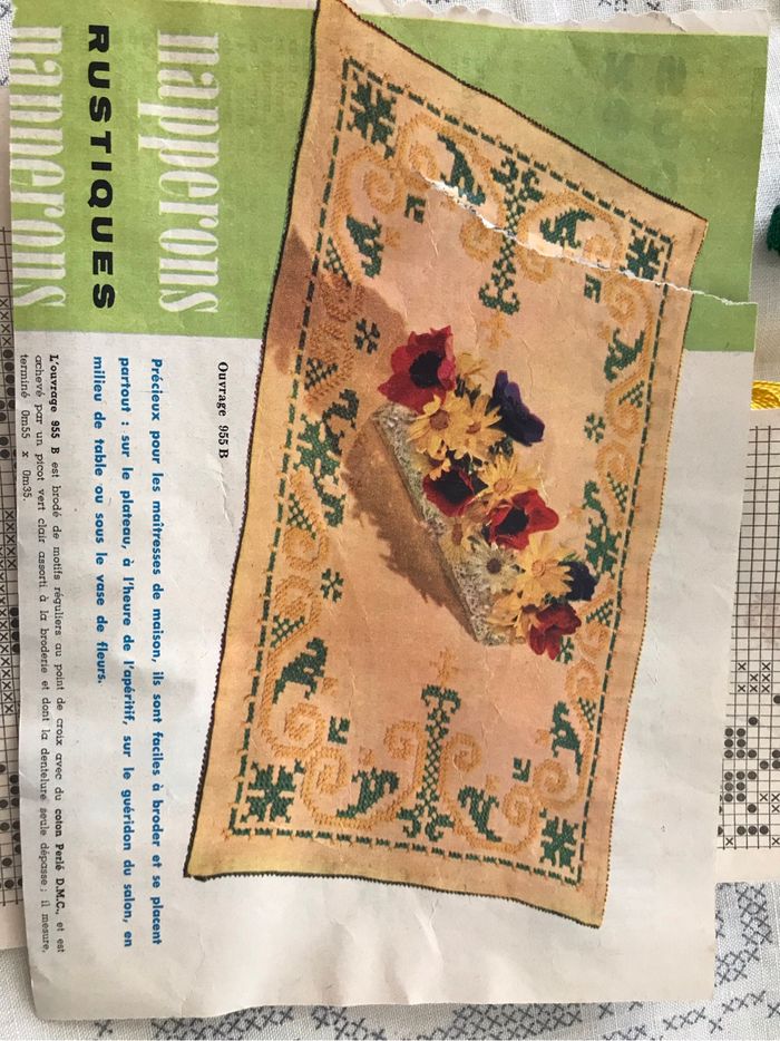 Kit broderie pour napperon - photo numéro 6