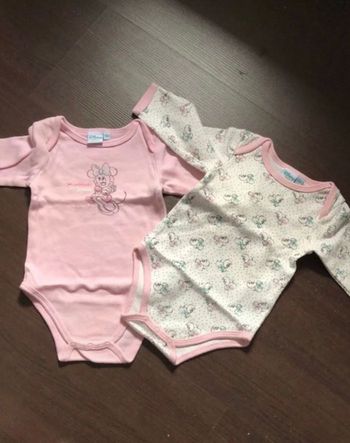 Lot de 2 bodies Minnie