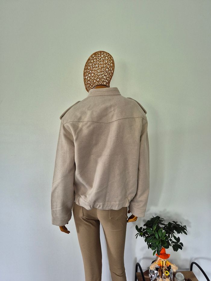 Manteau court Femme Beige Taille S/36 - photo numéro 2