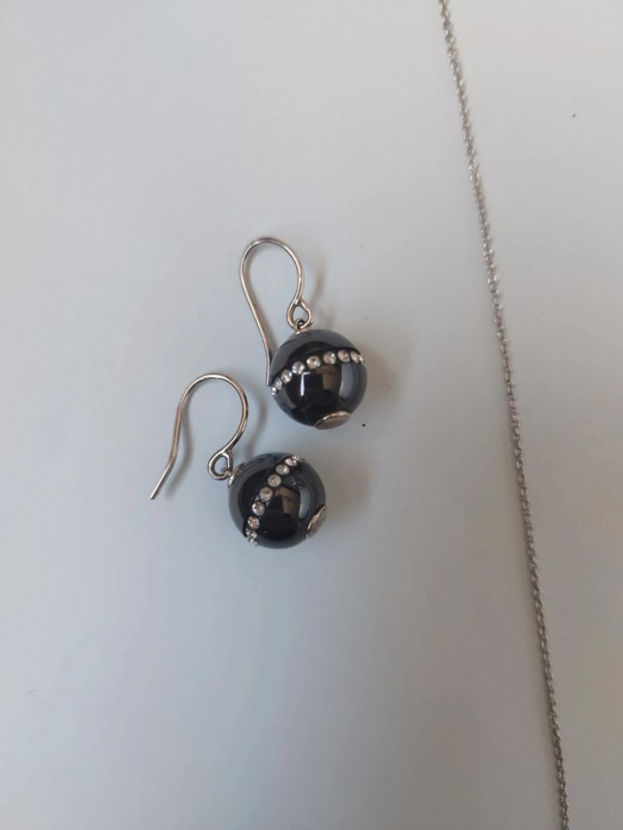 Parure collier + boucles d'oreilles - photo numéro 3