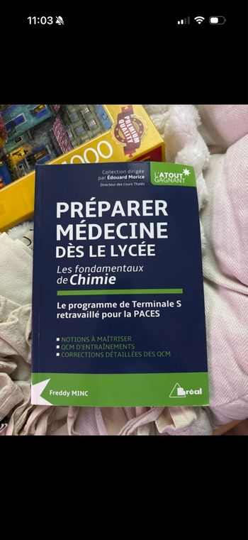 Manuel préparer médecine