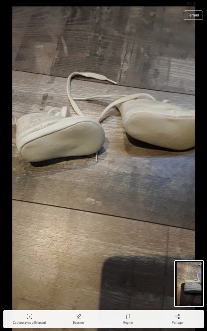 Chaussures bébé à lacet - photo numéro 4