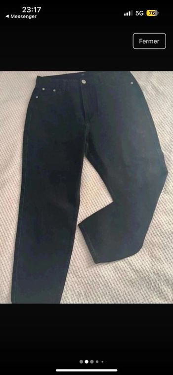 Jeans droit femme gris foncée taille 44 neuf